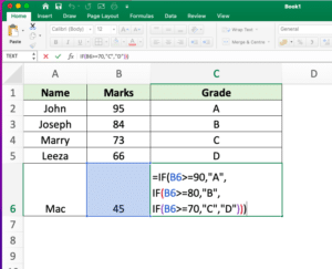 Use of Nested IF